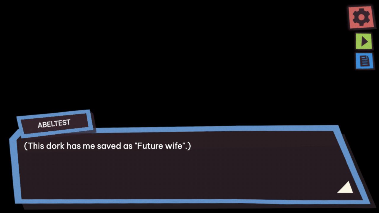 The protagonist discovers Abel saved her as Future wife